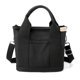 thumbnail image 1 of Nvzi Bolso de mano de lona de gran capacidad con múltiples bolsillos, bolso cruzado, bolso cruzado hecho a mano, negro, 1 of 2