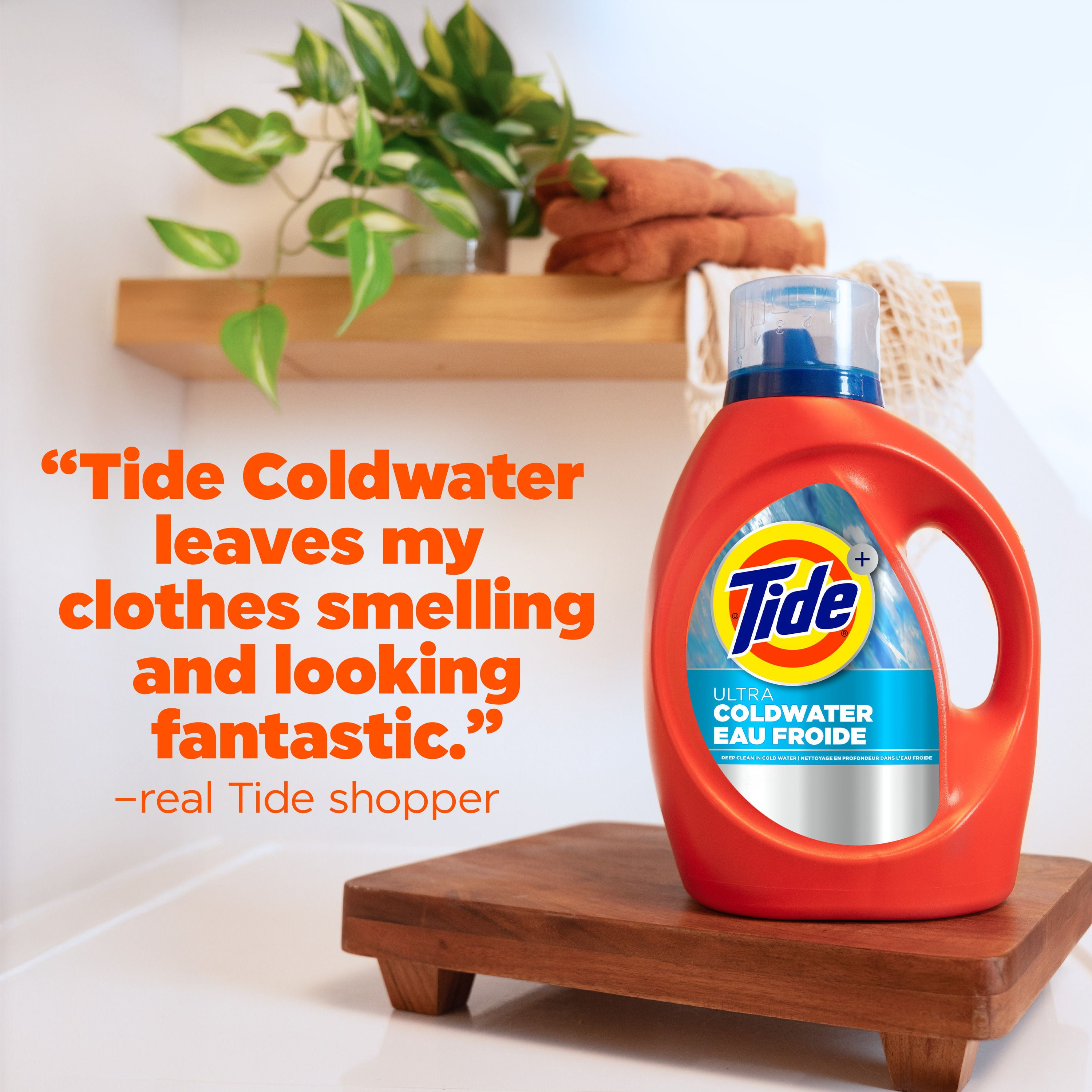Détergent à lessive liquide Tide Ultra Eau froide, parfum Original, détergent à lessive liquide formulé pour l’eau froide, 3,46 L, 83 brassées