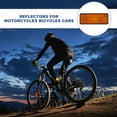 thumbnail image 6 of 2 Pcs Rectangle Rear Reflectors, Safety Reflective Warning Reflector Yellow, 6 of 7