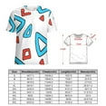 thumbnail image 2 of Triangles Geometric Print T Shirts Basic T-Shirt Short Sleeve Ladies Tee Shirt Summer Graphic Clothing, 2 of 6