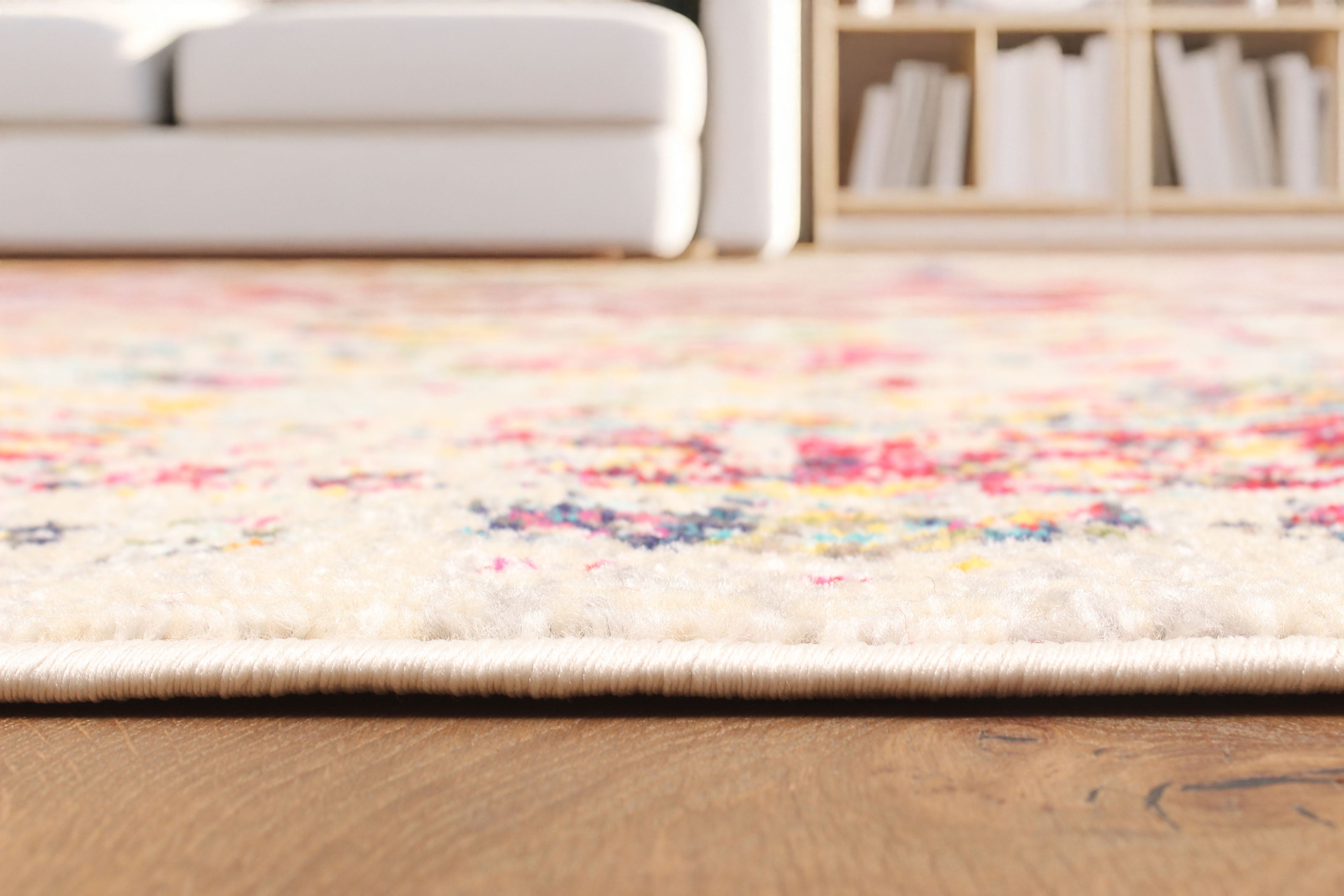 ECARPET Tapis Traditionnel Jasmine pour Salon, Chambre, Salle A Manger, Entrée, Couloir et Plus Encore.