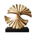 thumbnail image 2 of Estatua de resina ondulada, estante moderno, decoración, adorno coleccionable, escultura de escritorio, escultura ondulada para gabinete y dormitorio Estilo A, 2 of 10
