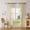 Beige, variant on Sunyuer Embroidered Premium Soft Decorative Sheer Voile Light Filtering Grommet Window Treatment Curtain Drapery Panels Bedroom & Living Room - Set of 2 Panels