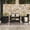 Black/Black, variant on Tappio 4 Piece Patio Conversation Wicker Furniture Set, Porch Furniture Outdoor Sectional Furniture Set w/Coffee Table & Cushions Wicker Sofa Garden Conversation Set for Yard Pool Backyard, Black/Red