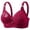 ZA-Red, variant on HNMKIU Bras for Women Solid Thin Comfortable Bra Daily Casual Light Support Wireless