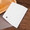 thumbnail image 1 of 2pcs Cake Scraper Cookie Biscuit Dough Spatula Chopper scraper cake spatula dough PP Plastic Baking Scraper Kitchen Bakery Tool, White, 1 of 8
