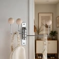 thumbnail image 6 of Lenkho Decorative Swivel Metal Wall Hook, Foldable Coat Rack Hook, Multi‑Purpose Wall‑Mount Hanger for Clothes, Hats, Bags, Ideal for Bathroom, Kitchen & Bedroom Storage, 6 of 6