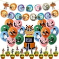 thumbnail image 6 of Anime Ninja Party Supplies Kits with Happy Birthday Banner, Latex Balloon, Cake Toppers, Cupcake Toppers, Anime Cartoon Boys Theme Party for Fans Boys Birthday Party Decorations, 6 of 7
