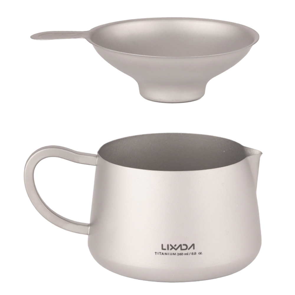 Lixada Titanium Tea Server Pot Kettle Teapot with Tea Infuser Strainer