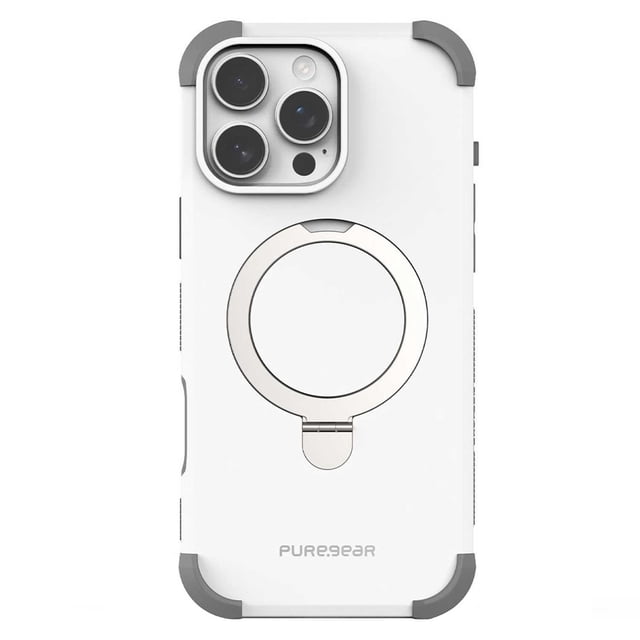 Funda Case PUREGEAR Dualtek Kik para iPhone 16 PRO Blanca