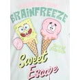 thumbnail image 4 of SpongeBob SquarePants Women's Ice Cream Skimmer Tee with Short Sleeves, XXS-XXL, 4 of 5