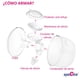 thumbnail image 5 of Copa Electrica Spectra Saca Leche Libre Manos Medida 28 mm, 5 of 8
