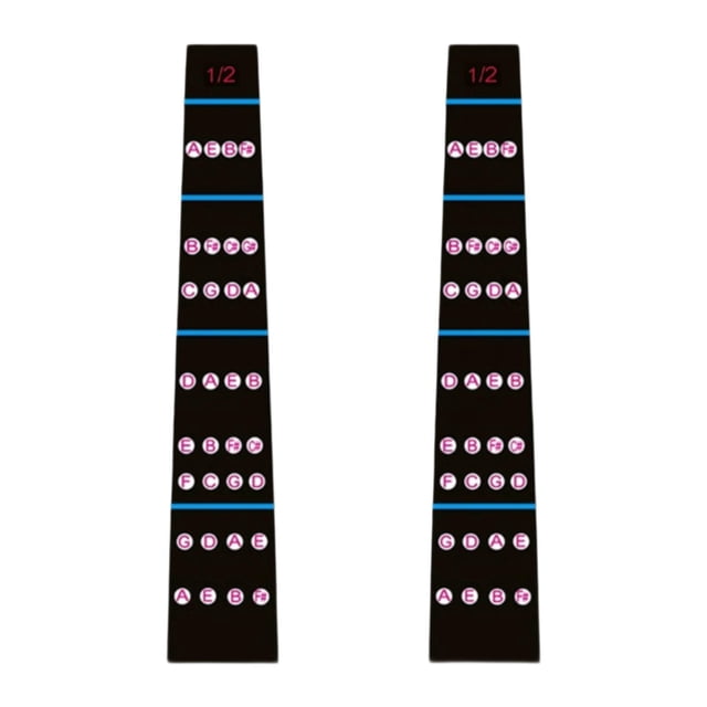 BELOVING 2 Pieces Finger Guide Stickers Note Labels for Beginner Scale Learning Adult Style C