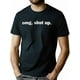 thumbnail image 1 of Camiseta de algodón para hombre "Oh, Cállate" - Cómoda y transpirable, cuello redondo, manga corta, corte regular, opaca, con gráfico humorístico - Ideal para cualquier temporada, 1 of 6