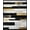 Black, Pattern 1, variant on Flatwoven High Traffic Area Rug, Golden Strata Black Gold Layered Rock Design, Non Slip, Stain Resistant, Washable Area Rugs for Living Room, Bedroom(Black, 4X6)