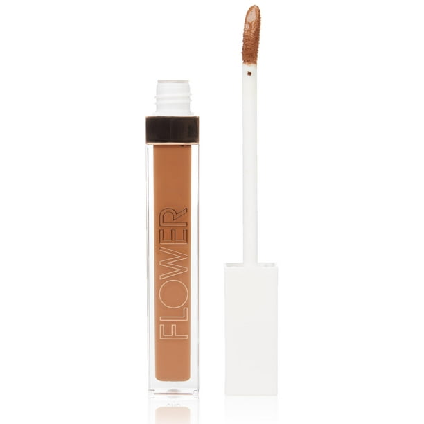 FLOWER BEAUTY By Drew Barrymore Corrector de total Light Illusion - Difusa ojeras debajo de los ojos + Desenfoca las imperfecciones - Fórmula ingrávida + Maquillaje a prueba de arrugas (Moca)