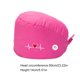 thumbnail image 5 of Paquete De 4 Gorros De Trabajo Para Enfermera, Servicio Prolongado, Color Puro, Botón Pulido Opaco, Gorros De Trabajo Multifuncionales Unisex, Uniformes De Trabajo Inevent AP008643-08, 5 of 5