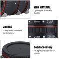 thumbnail image 2 of Acouto Auto Mise au Point Macro Rallonge Bagues Tube Mis en Métal pour Canon EOS EF Mount, 2 of 5