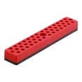 thumbnail image 1 of Soporte para puntas hexagonales de 1/4" (7 x 1,2 pulgadas) para taladros y fresadoras. Accesorio robusto y versátil con base de 43 ranuras. Rojo, 1 of 8