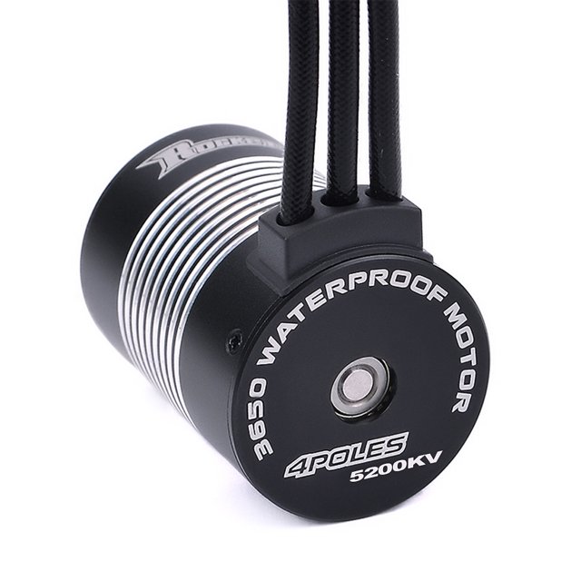Motor Sin Escobillas Piezas de repuesto de Motor 4P de 3.175mm, Motor sin escobillas 4P para coche Buggy RC 1/12 1/14 Likrtyny libre de BPA