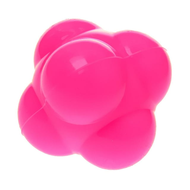 Balle de Réaction pour Entraînement Sportif Entraînement Physique Agilité Baseball - 3 Couleurs - Rouge Rose