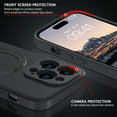 thumbnail image 5 of iPhone 14 Pro Max Case, iPhone 14 Pro Max Liquid Silicone Case with Invisible Magnetic Kickstand Compatible with MagSafe, with Microfiber Lining Silicone Case for iPhone 14 Pro Max, Black, 5 of 9