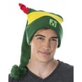 thumbnail image 2 of Elf The Movie Adult Buddy The Elf Character Costume Long Pom Beanie, 2 of 6