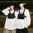thumbnail image 1 of Flmtop Adjustable Shoulder Pouch Chest Rig Bag Vest Sack Backpack Holder for Men Women, 1 of 10