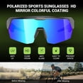 thumbnail image 4 of Bluetooth Smart Sunglasses, Polarized Open-Back Earphones, Suitable for Outdoor Sports, Cycling, Music, and Calls, Blue, 4 of 7