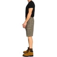 thumbnail image 5 of FULL BLUE Cargo Twill Shorts, Regular Fit, Olive, Size 66, 5 of 6