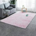 thumbnail image 3 of EIMELI Soft Area Rug Fluffy Rug Tie-dye Gradient Shaggy Rug For Bedroom Living Room Home Decor  Sky Blue 40*120CM, 3 of 7