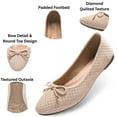 thumbnail image 2 of Alpine Swiss Claire Womens Ballet Flats Round Toe Slip On Comfortable Flat Shoes, 2 of 7