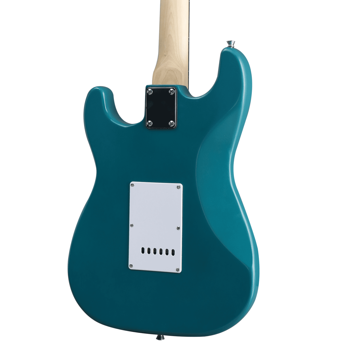 Hassch 39 Inch Electric Guitar with 5W AMP and Gig Bag, Beginner Electric Guitar Kit with Strap, Strings, Amp Wire, Tremolo Arm and Wrench Tool, Lake Blue