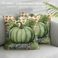 thumbnail image 3 of ARISTURING  Fall Pillow Covers Sage Green Pumpkin Eucalyptus Leaves Throw Pillow Case Hello Pumpkin Give Thanks Cushion Cover for Harvest Farmhouse Thanksgiving Home Office Decor, 3 of 5