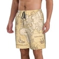 thumbnail image 2 of Naloa World Map Men's Beach Shorts, Surfing shorts, Swim trunks, Quick Dry Swim Trunks for Surfing Beach Fun - XX-Large, 2 of 9