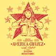 thumbnail image 2 of Junior's Marvel Doctor Strange in the Multiverse of Madness America Sketch Racerback Tank Top Banana Large, 2 of 4