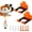Orange2, variant on 1-Pack Garage Organizer Trimmer Rack, Wall Mounted Hangers for Grass Trimmer, Hedge Trimmer & Garden Tools(Orange)