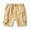 Khaki 002, variant on Kkkded Boys Casual Shorts for Toddler Summer Cotton Breathable Shorts Kids Elastic Waist Five Pants with Pockets for 1-8 Years