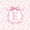 Pink E, variant on Feelyou Rose A Initial Twin Sheet Sets for Girls Kids, Reteo Princess Bow Bedding, Pink White, 3-Piece