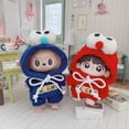 thumbnail image 4 of 1 pieza de ropa de Labubu de 17 cm, lindo mini muñeco de peluche, accesorios, mono, tops y pantalones, sombrero para fanáticos de las muñecas Labubu, regalo para niños, 4 of 5