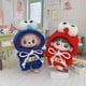 thumbnail image 4 of 1 pieza de ropa de Labubu de 17 cm, lindo mini muñeco de peluche, accesorios, mono, tops y pantalones, sombrero para fanáticos de las muñecas Labubu, regalo para niños, 4 of 5