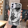 thumbnail image 1 of Fundas estéticas para iPhone 14, 11, 13 Pro, Max, 12 Pro, XR, 7, 8, SE, 2022, 2020, X, Xs, 6, 6s Plus, 13, Mini Funda de silicona Fivean unisex, 1 of 2