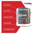 thumbnail image 2 of Skid Grip Anti-Slip Coating - 1 Gallon - Non-Slip Paint for Concrete & Wood - ADA Compliant Safety Coating - Textured Acrylic Paint for Floors & Ramps, 2 of 7