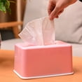 thumbnail image 3 of KALLORY 1Set Rectangular Tissue Box Cover For Bathroom Napkin Facial Tissue, 3 of 8