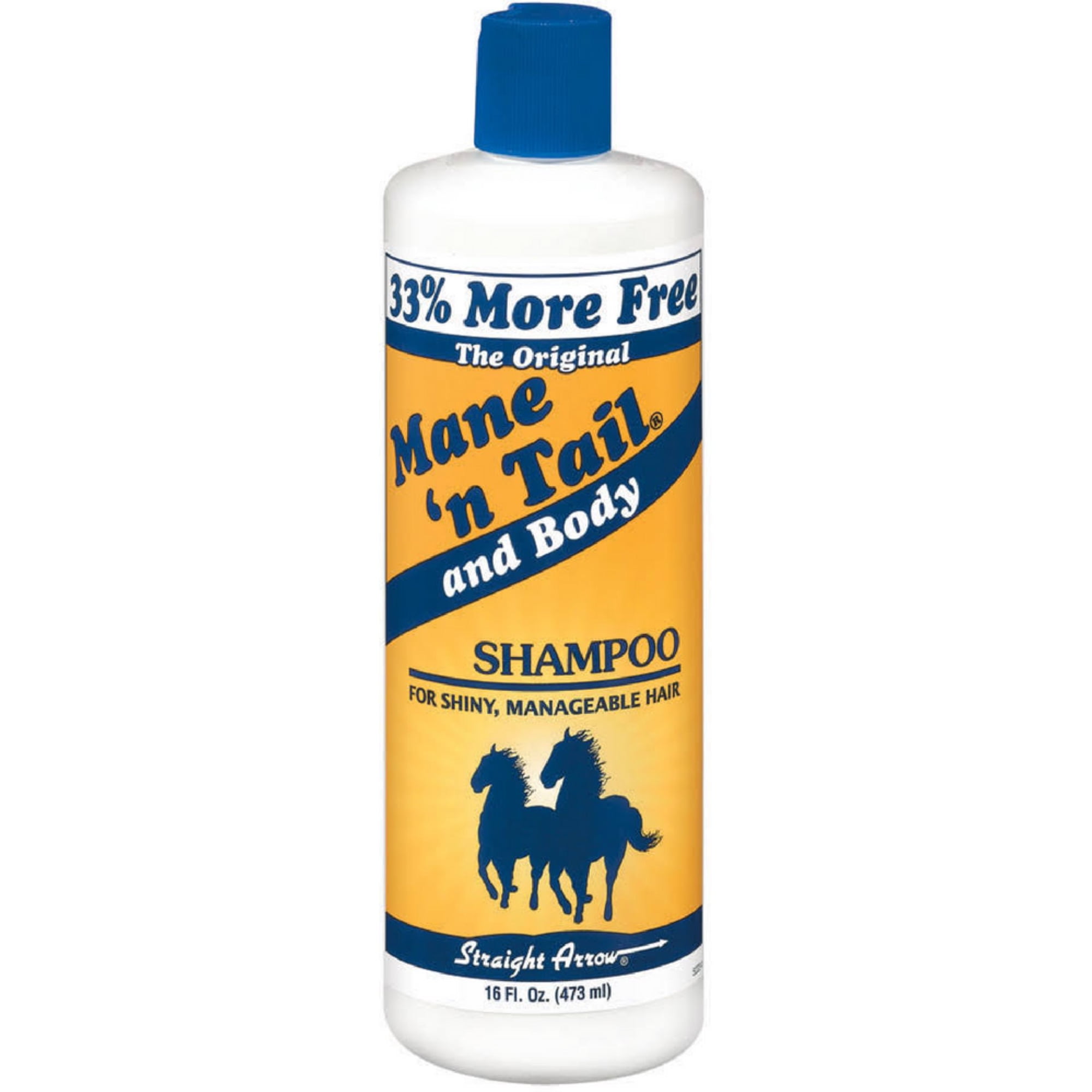 The original mane n tail and body shampoo by straight arrow for unisex, 16-oz bottle
