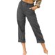 thumbnail image 1 of SAYOO Pantalones rectos de color sólido para mujeres, pantalones de cintura alta con bolsillos SAYOO moda, 1 of 5