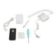 thumbnail image 2 of Soporte De Pantalla Antirrobo, Carga Rápida Blanca Alarma De 95-120 DB Fijación De Garra Simple Soporte De Seguridad Para Teléfono Celular Silicona Antideslizante Para, 2 of 7