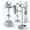 Blue, variant on MUM TO MUM 32oz Glass Formula Mixing Pitcher, Microplastic-Free BPA Free Leak-Proof Breastmilk Storage Container, Heat & Cold Resistant Borosilicate Glass with Silicone Seal (Light green)