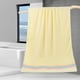 thumbnail image 4 of Toalla de baño gruesa amarilla para adultos, absorbente, de algodón, 4 of 4