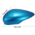 thumbnail image 2 of Azul Izquierda Lateral Coche Ala Espejo Cubierta Trasero Vista Espejo Tapa, 2 of 6